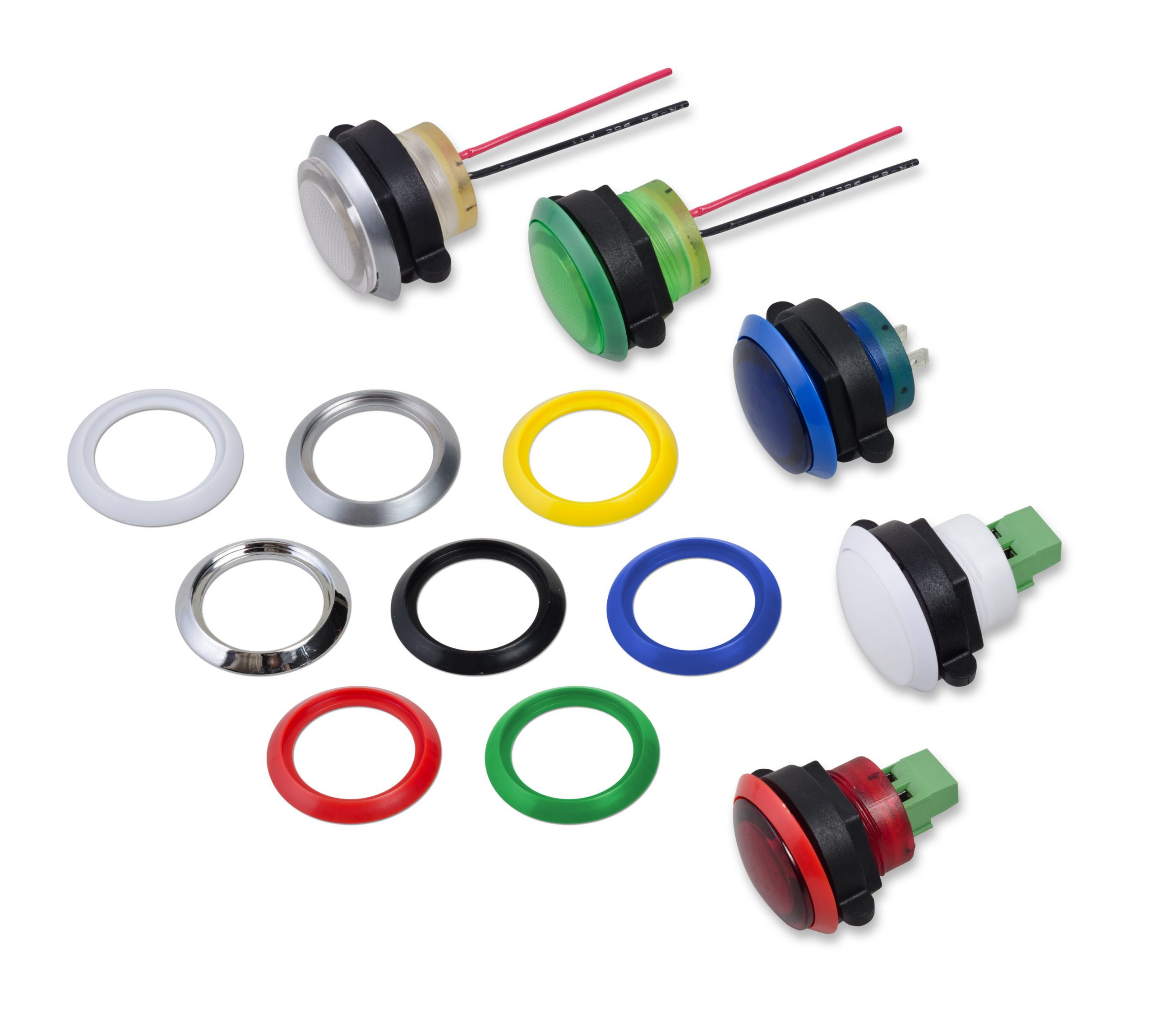 CNX722C600120T - LED Panel Mount Indicator Blue 22mm Round 120V Quick ...