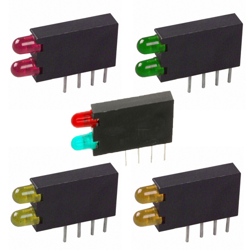 5682F1_1 - LED Circuit Board Indicator 3mm (T-1) ledredred2 Position ...