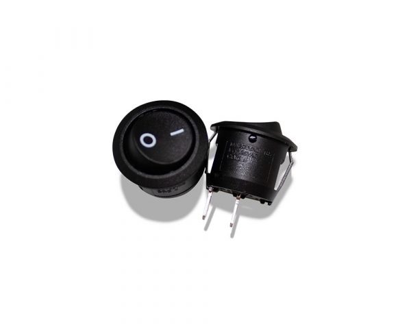 Hmi Switches Rocker VRS-1-Q2PSI-20KNN-0-M1 - Rocker switch black round actuator w/ IO ...