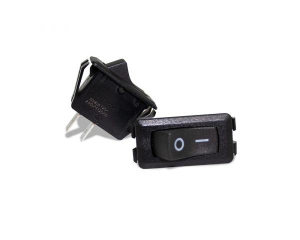 Hmi Switches Rocker VRS-1-Q2PSI-28KNN-0-M1 - Rocker switch black 3P SPDT 13.9mm x 28.6mm ...